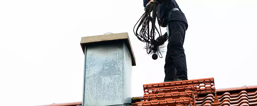 Chimney Brush Cleaning in The Woodlands, Texas