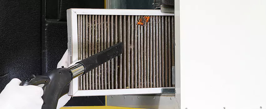 Clogged Air Duct Cleaning Process in The Woodlands, TX
