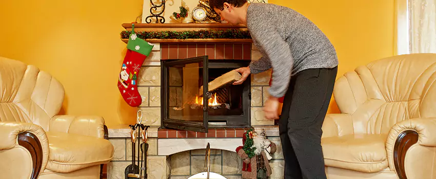 Gas to Wood-Burning Fireplace Conversion Services in The Woodlands, Texas