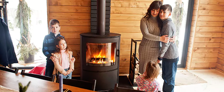 Morso Cast Iron Fireplace Insert Installation in The Woodlands, Texas