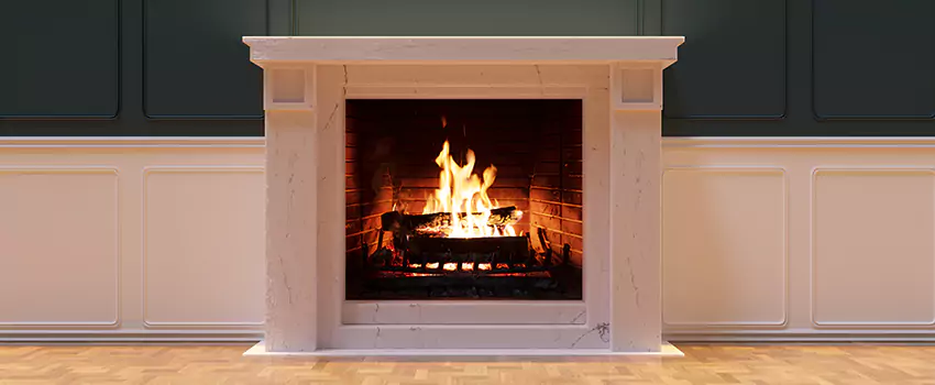 Open Flame Wood-Burning Fireplace Installation Services in The Woodlands, Texas