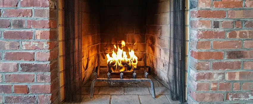 Repairing Damaged Fireplace Tiles in The Woodlands, Texas
