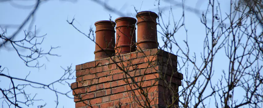 Chimney Crown Installation For Brick Chimney in The Woodlands, Texas