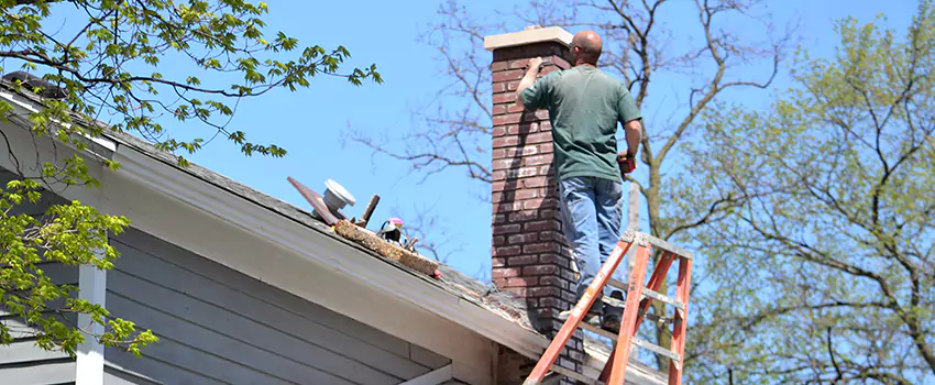 himney Crown Repair in The Woodlands, Texas