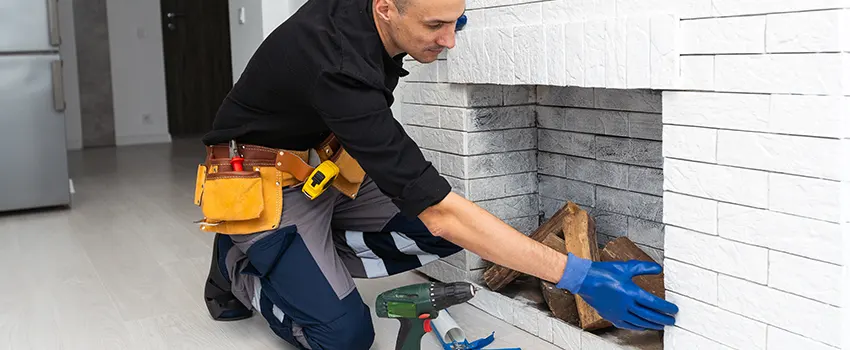 Fireplace Damaged Damper Frame Repair Services in The Woodlands, Texas