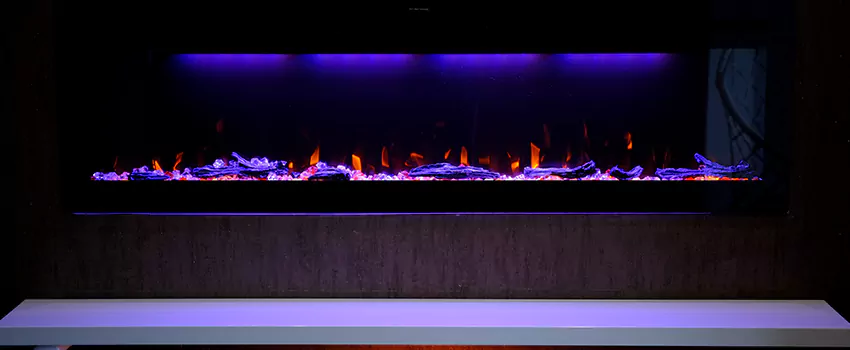 Dynamic Flame Color Fireplace Installation in The Woodlands, TX